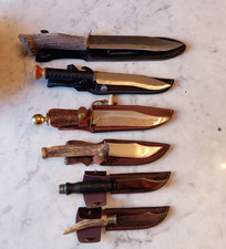 coltelli da caccia e militari fatti a mano artigianalmente con fodero compreso