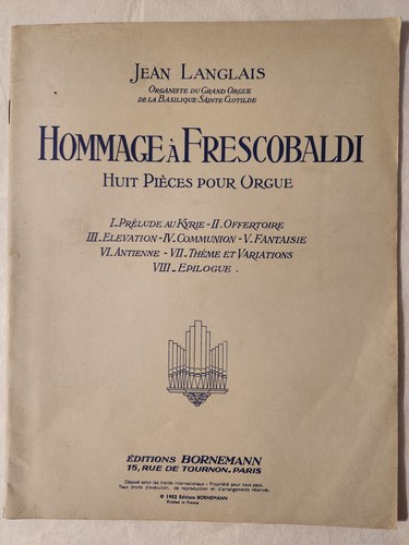 Homage frescobaldi 8 - À,