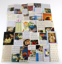 Lotto 30 Calendario Calendarietto Santino Santo Sacro da collezione Vari Vintage