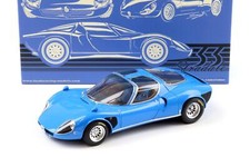 1:18 Laudoracing-Modello Alfa Romeo 33 Coupè Stradale Versione D Blu Telaio 