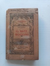 A.F. Formiggini DEDICA su volume G.B. Bodoni di P. Barbera - 1913