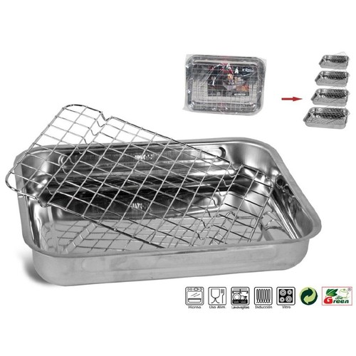 Teglia acciaio 35cm - teglia,