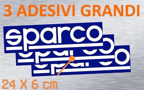 Adesivi grandi sparco 6x24 - 3,
