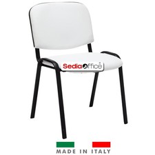 Sedia Ecopelle Bianco Lavabile