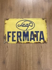 Targa smaltata fermata - smaltata,