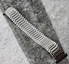Bracciale orologio lungo Bulova stretch anni 60 acciaio mattoni link ad Accutron Astronauta
