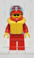 Lego Town oct036 Octan Pilota motoscafo casco occhiali sole 6543 anno 1994