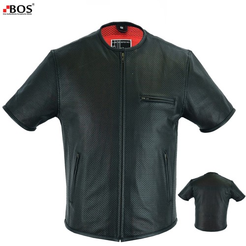 Cappotto pelle moto uomo biker