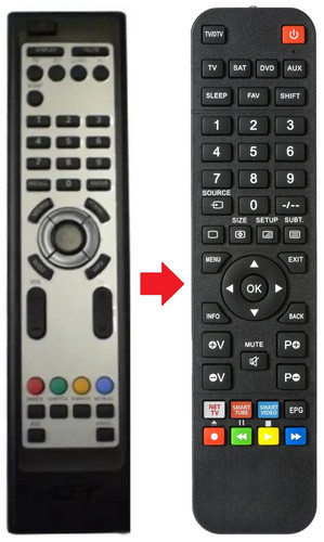 Telecomando adatto per acer - telecomando,