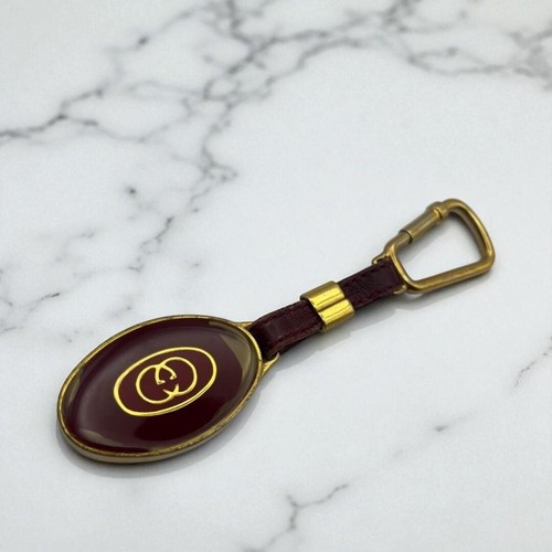 Gucci logo portachiavi - gucci,