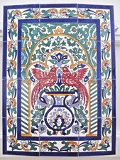 Piastrella ceramica arte