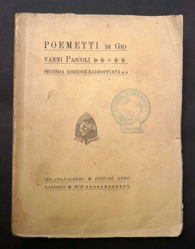 Giovanni pascoli poemetti - giovanni,