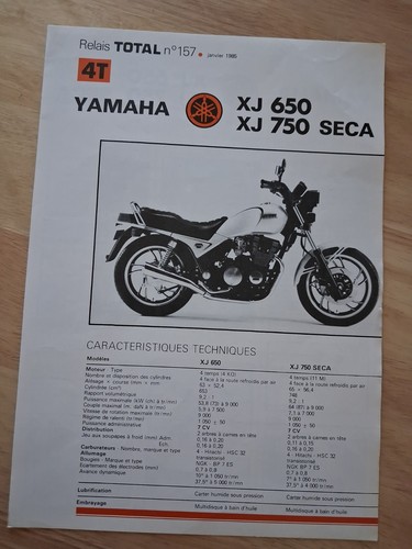 Yamaha xj650 xj750 seca 650 - seca,