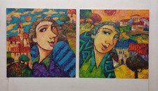 2 PICTURES Landscape Figure