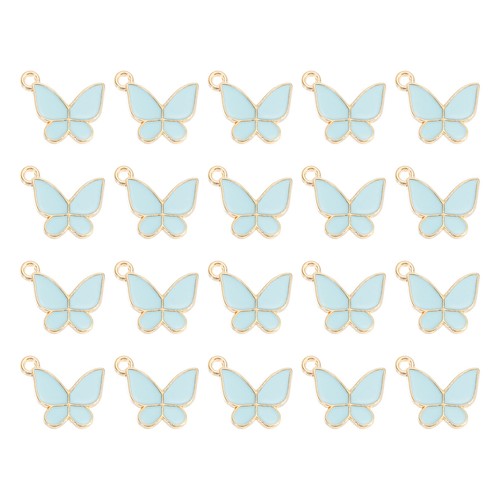 20pcs charm farfalla lega - 20pcs,