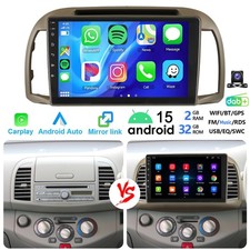 DAB+ per NISSAN MICRA III K12 2002-2009 autoradio Android 15 2+32G navigatore WiFi Kam