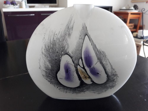 Vaso coppa vetro - vetro, artistico