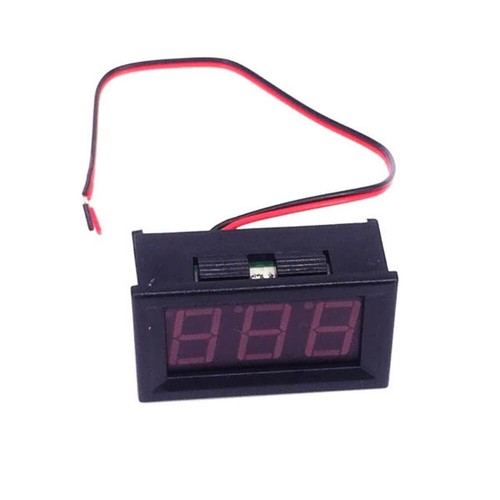 Voltmetro led rosso display - led,