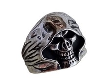 Anello teschio teschio dito