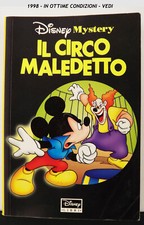 IL CIRCO MALEDETTO 1998 in LIBRO foto colore classico da DISNEY MISTERY topolino