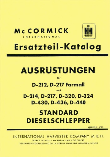 Catalogo ricambi attrezzatura