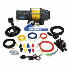Verricello Elettrico 12V NUOVO Superwinch Terra 2500 ATV Quad Corda Sintetica 