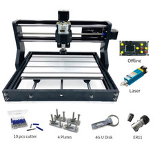 CNC 3018 PRO Router Kit Macchina per Incisione Legno 2 IN 1 con Laser Offline
