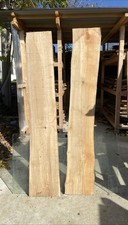 Coppia di tavole di legno di