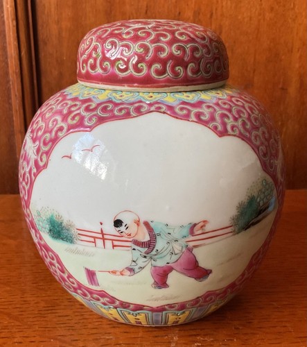 Vaso zenzero rosa porcellana