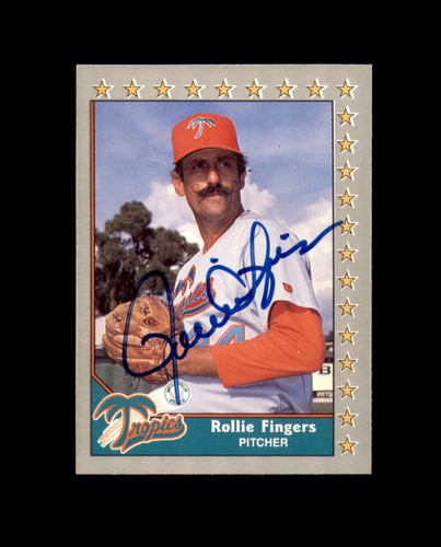 Autografo rollie fingers - rollie,