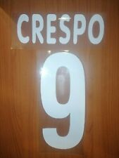 PERSONALIZZAZIONE NAMESET KIT NOME/NUMERO CRESPO 9 X MAGLIA PARMA AWAY 1998-1999