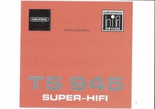 Grundig Bedienungsanleitung