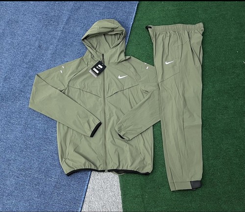 Ensemble nike running - running, kaki