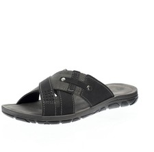 Inblu Ciabatte Con Fasce Nero