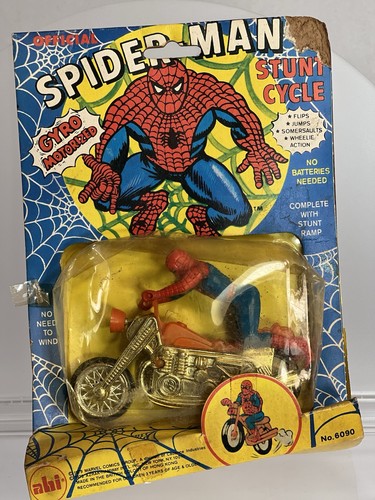 Vintage spider man - spider-man, stuntcycle