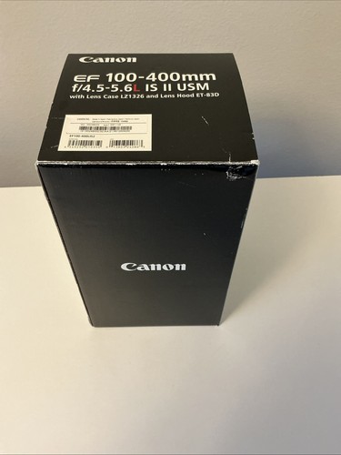 Canon 100 400mm 5 - 100-400mm, f/4.5-5.6l