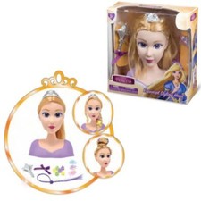 GRANDI GIOCHI PRINCESS TESTA RAPERONZOLO CON ACCESSORI