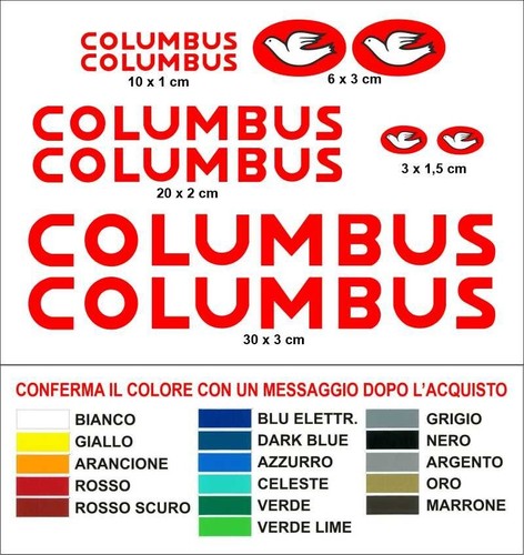 Kit adesivi columbus - kit,