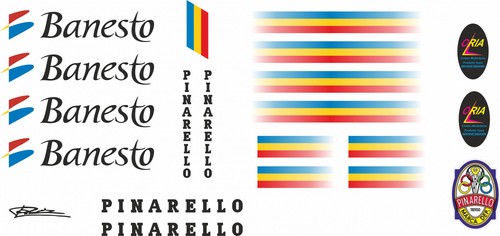 Adesivi telaio pinarello - adesivi,