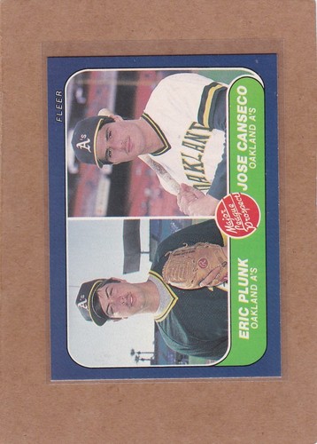 1986 fleer baseball eric plunk - fleer,