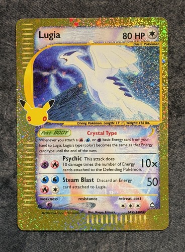 Carta pokemon lugia 149 147 - lugia, 149/147