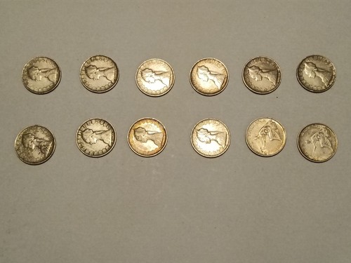 Lotto monete 500 - 12, da
