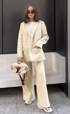 Giacca blazer ZARA DONNA ecrù