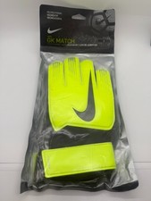 NUOVISSIMI in confezione - Guanti Nike GK Match Youth Taglia 7 Giallo/Nero Nuovi con etichette
