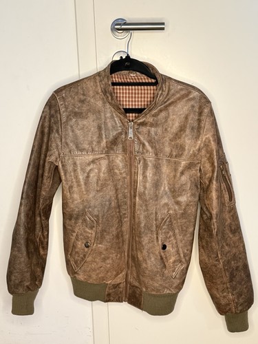 Giacca vera pelle vintage