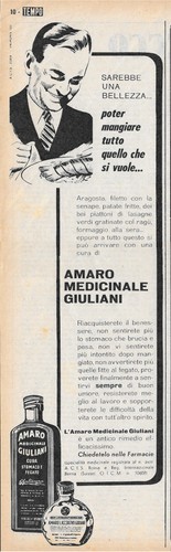 Amaro medicinale giuliani - medicinale,