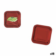 Set di piatti Algon Rosso 20