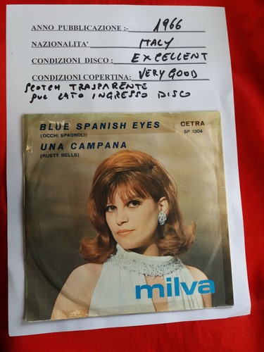 Disco giri milva - ,