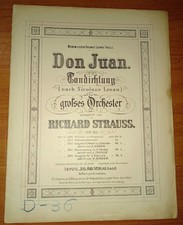Strauss Richard, Don Juan Op. 20 (Piano), Jos. Aibl Verlag 1903?