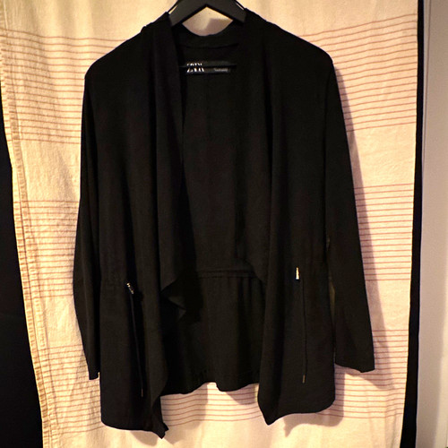 Giacca donna zara nera aperta - giacca,